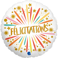 BALLON FELICITATIONS 45CM