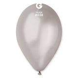 SACHETS DE BALLONS LATEX ARGENT 28/30CM