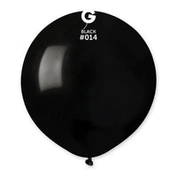 SACHET 10  BALLONS LATEX NOIR 48CM