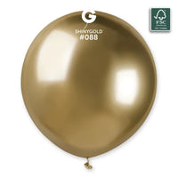 SACHET 3 BALLONS LATEX OR SHINE 48CM