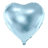 BALLON COEUR 45CM BLEU CIEL