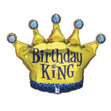 BALLON BIRTHDAY KING 76CM