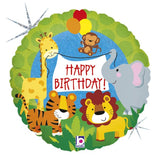 BALLON HAPPY BIRTHDAY JUNGLE 46CM