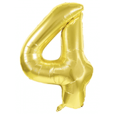 BALLON CHIFFRE 4 OR 86CM