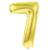 BALLON CHIFFRE 7 OR 86CM