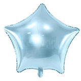 BALLON ETOILE 45CM BLEU CIEL