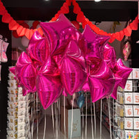 BALLON ETOILE 45CM FUSCHIA