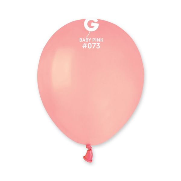 SACHET 50 BALLONS LATEX BABY PINK 13CM