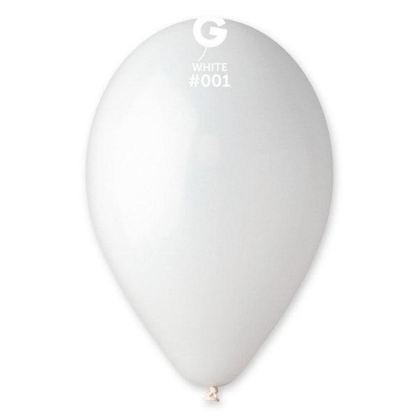 SACHETS DE BALLONS LATEX BLANC 28/30CM