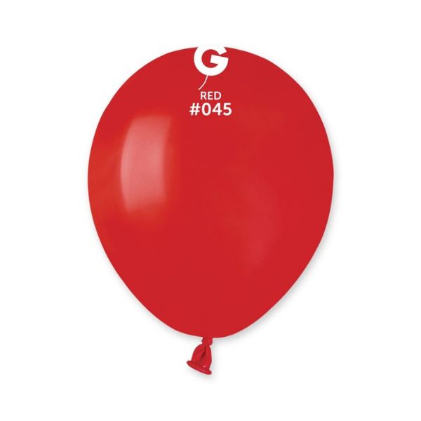 SACHET 50 BALLONS LATEX ROUGE 13CM