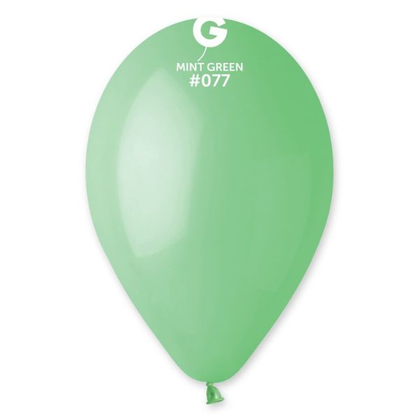 SACHETS DE BALLONS LATEX VERT MENTHE 28/30CM