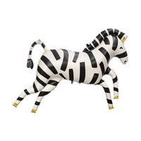 BALLON ZEBRE 115X85 BLANC