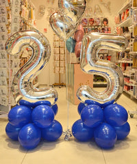 SACHETS DE BALLONS LATEX BLEU ROYAL 28/30CM