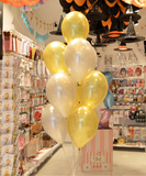 SACHETS DE BALLONS LATEX DORE 28/30CM